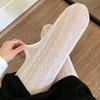 Women's Lolita Lace Tights Hollow Out White Heart Pattern Tattoo Vertical Stripe Floral Fishnet Stocking Pantyhose Sheer Hosiery