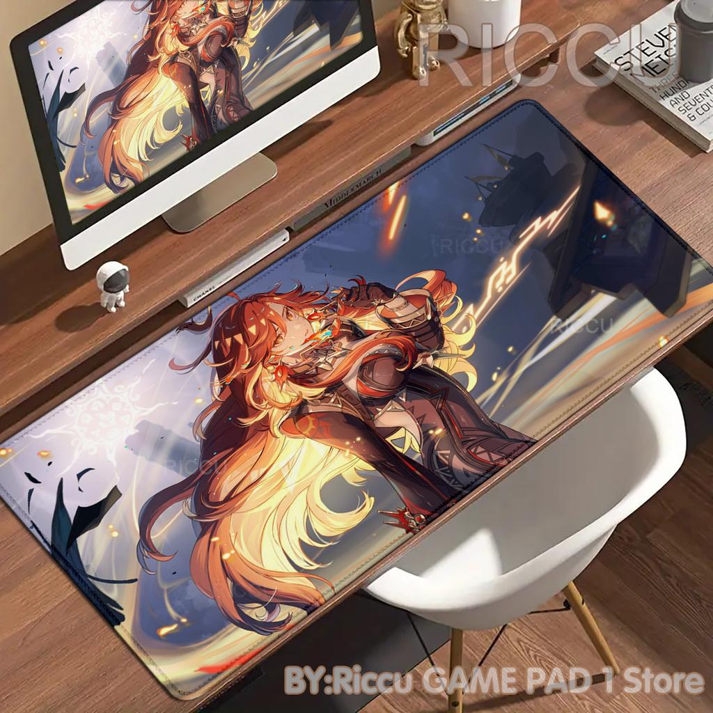 HD PC Genshin Impact Mavuika Hentai High definition printing Mechanical Keyboard Locking Edges accessories Mouse pad ESports