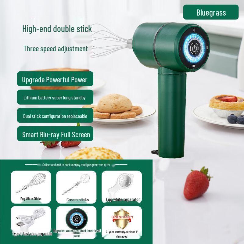 

Zhaoran Handheld Electric Egg Beater & Mixer