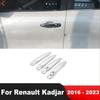 For Renault Kadjar 2016 2017 2018 Chrome Car Door Handle Cover Trim Accessories