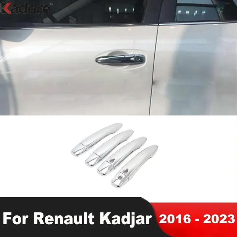 For Renault Kadjar 2016 2017 2018 Chrome Car Door Handle Cover Trim Accessories