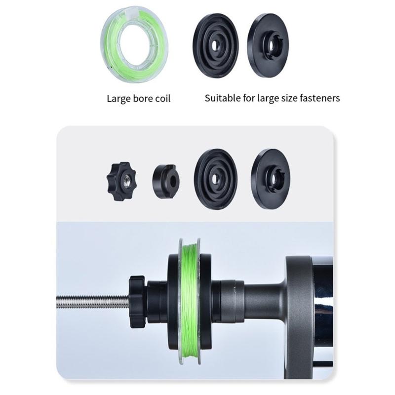 Light weight Fishing Line Spoolers Rotate Reel Baitcasting Reel Spooling Carps During Fishing Activity