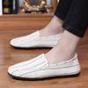 Loafers Shoes Men Slip-On Lightweight Men's Casual Canvas Shoes Summer Fashion Versatile One Step Lazy Shoes Driving Shoes Man