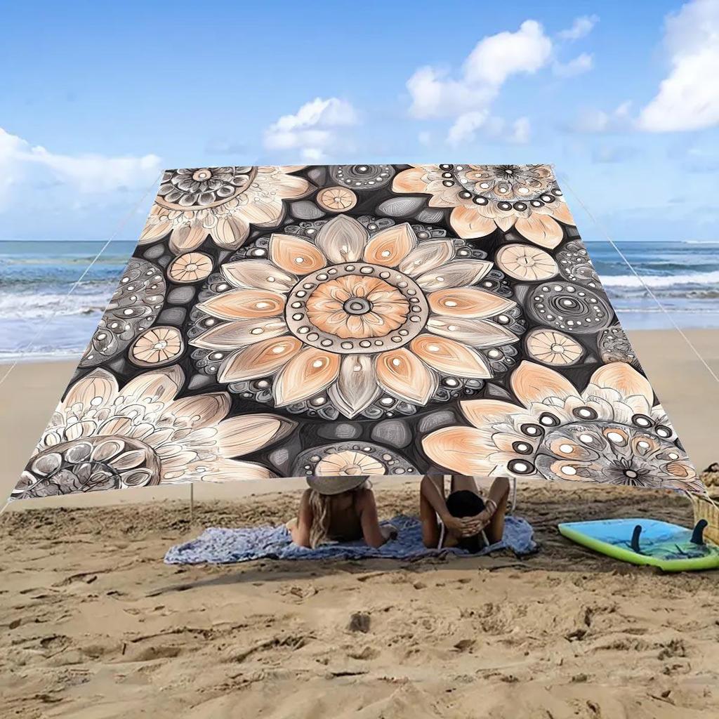 Portable Sun Shelter & Camping Tarp - Outdoor Tent and Picnic Ground Cover
