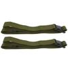 2Pcs Adjustable Straps 150x2.5cm Travel Luggage Fixing Strapping Belts with BucklesGreen