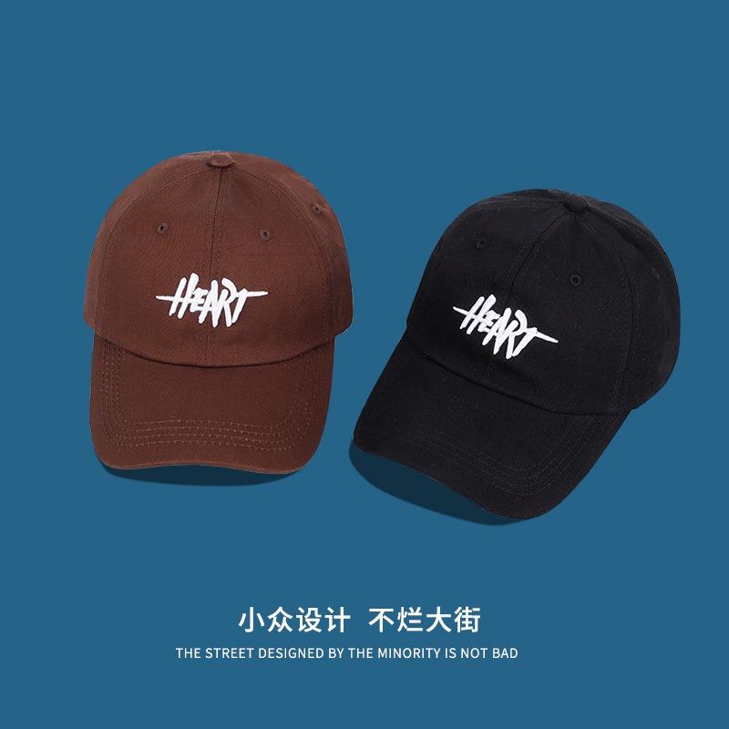 Big brim baseball cap women's spring summer visor casual tide big head circumference showing face small cap