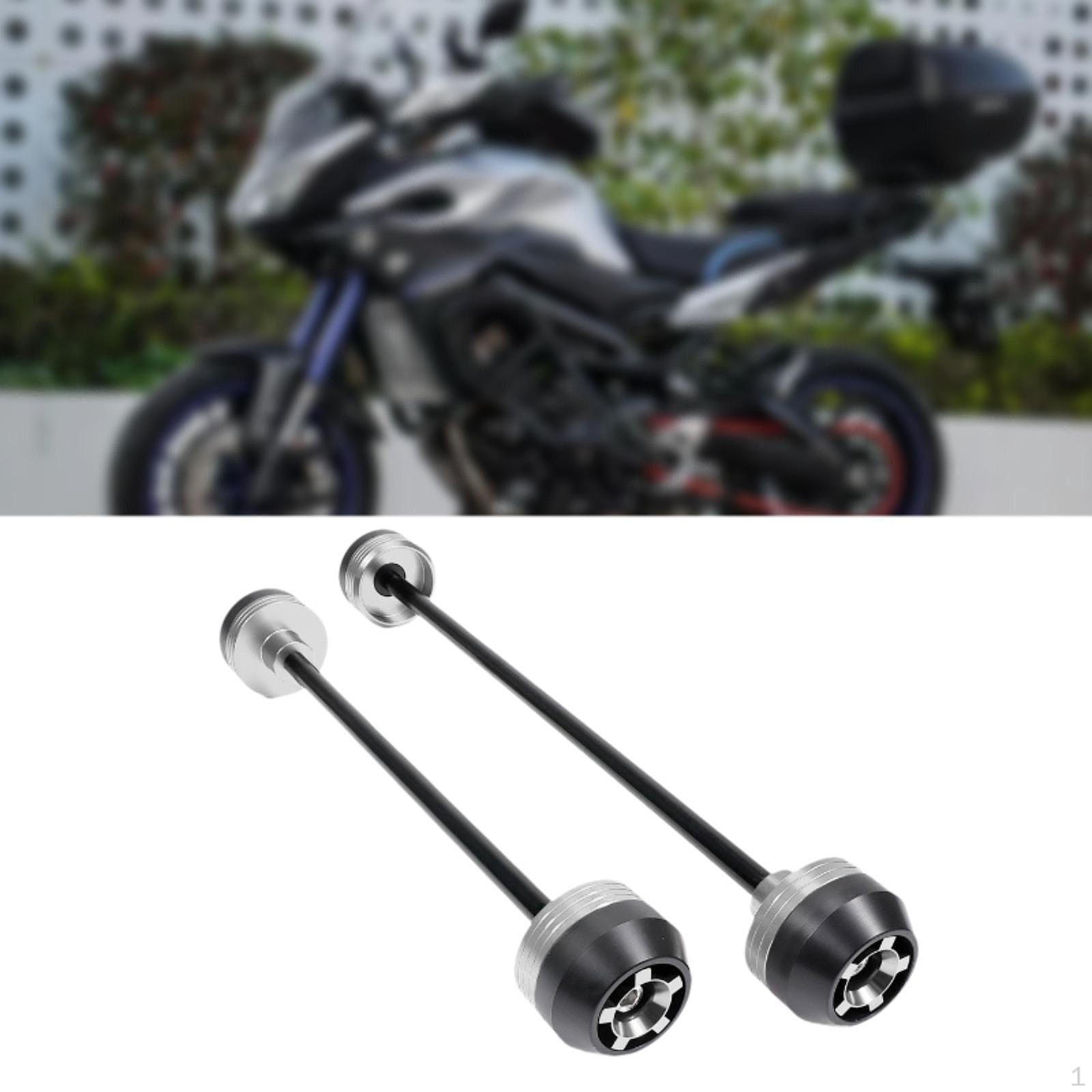 

Front Rear Axle Sliders Crash Protectors Easy to Use, High Performance, Practical Replacement срібний