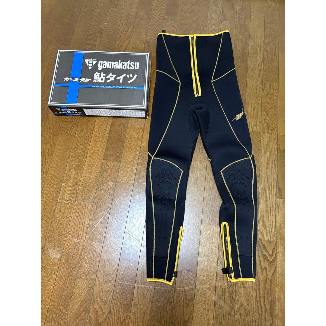 Used Gamakatsu Ayu Tights GM-5819 L Black/Gold