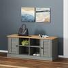 VidaXL Shoe Bench VIGO Grey 106x35x45 Cm Solid Pine Wood 353180