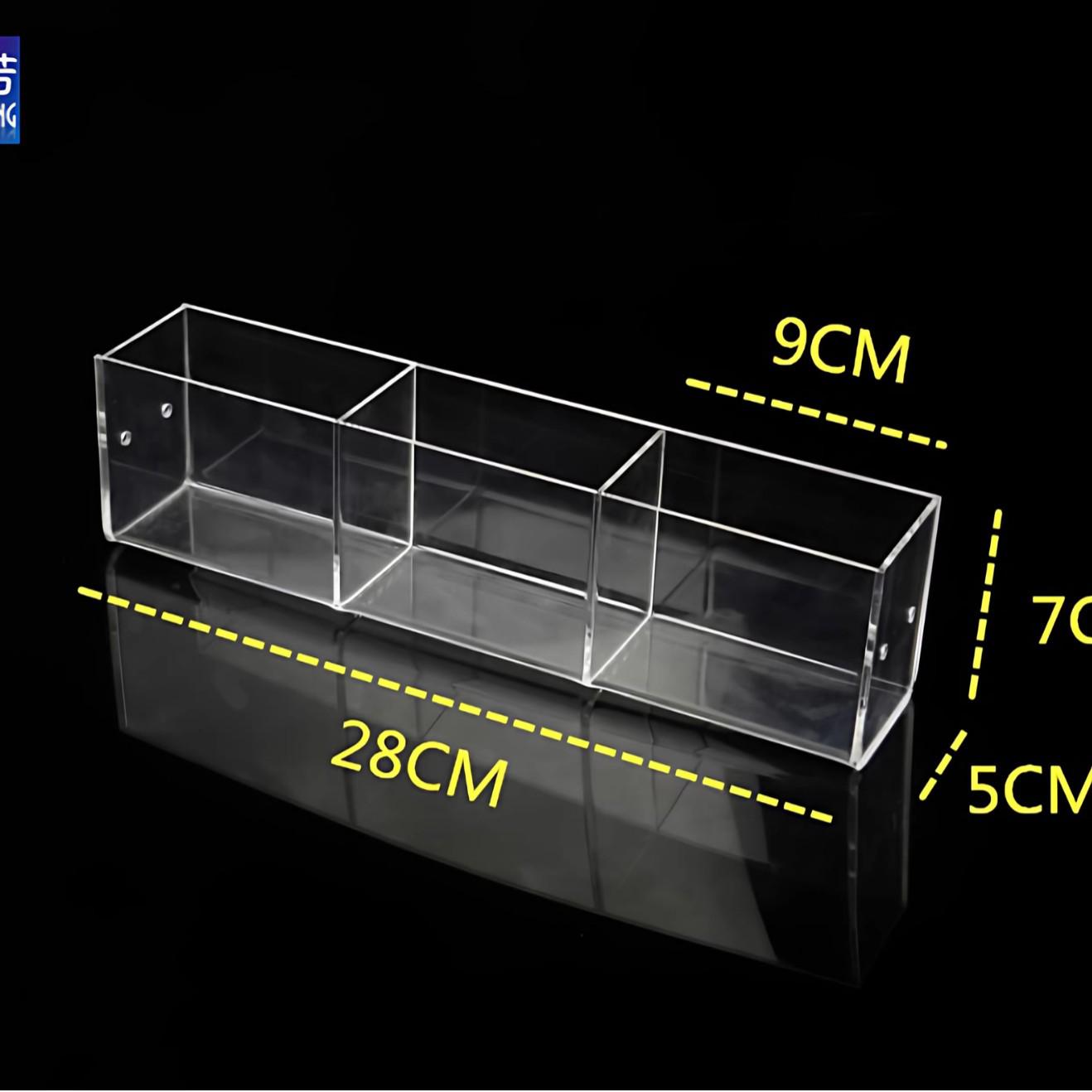 Acrylic Pen & Pencil Display Stand - Stationery Organizer Rack