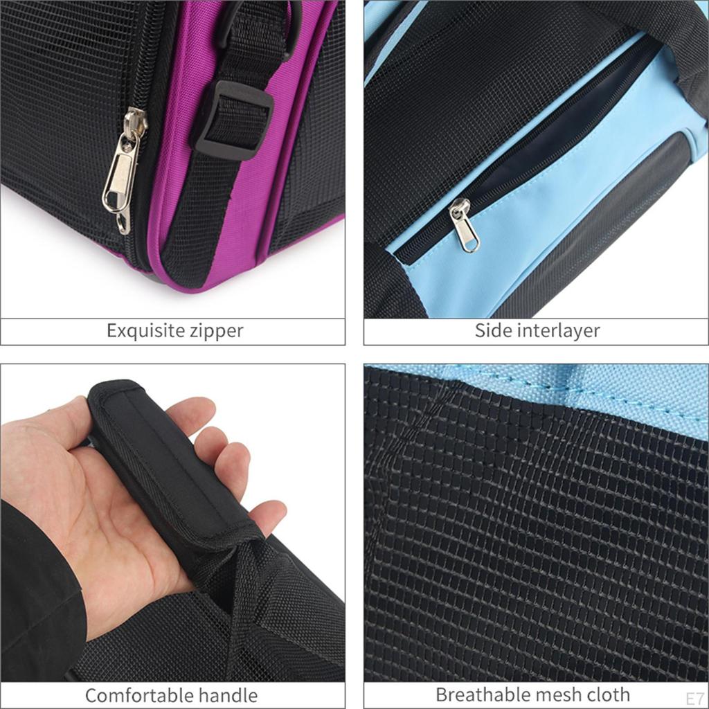Folding Pet dog and cat Carrier Small Animal Kittten Backpack Travel Bag Comfortable to Wear Within