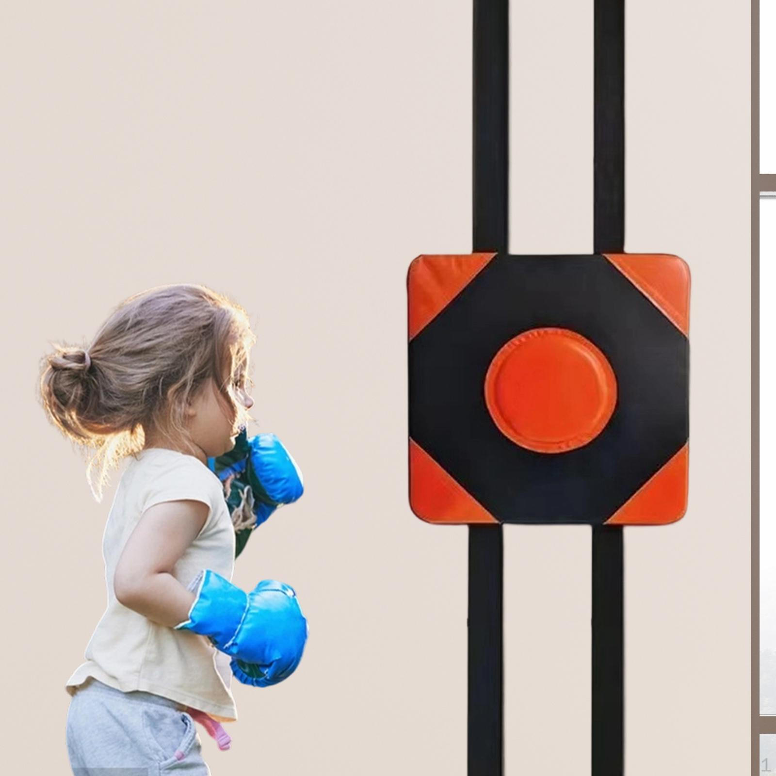 

Boxing Mat, Height Adjustable, Fitness Punching Mat Made of Foam помаранчевий