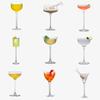Japanische Handgefertigte Cocktailgläser Becher, Dünnes Weinglas-Goblet, Transparentes Cocktailglas-Becher, Bar Martini Margaret Glasbecher