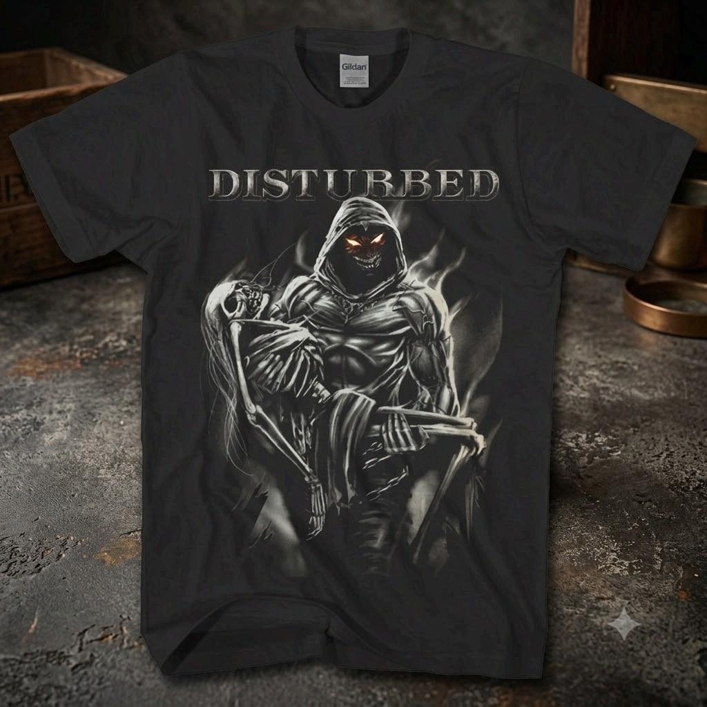 HOT!!! Disturbed Lost Souls Black Mens Rock Music Graphic Unisex T-shirt