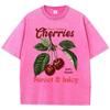 Damen Baumwolle Gewaschene T-Shirts Mode Locker O-Ausschnitt T-Shirts Die Ankunft von Aliens Druck Kurzarm Sommer Damenbekleidung