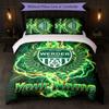 Set Biancheria da Letto Personalizzato Werder Bremen FC con Nome Testo 1 Copripiumino+2 Federe Logo Calcio Regalo Personalizzato per Occasioni Speciali Decorazione Camera da Letto
