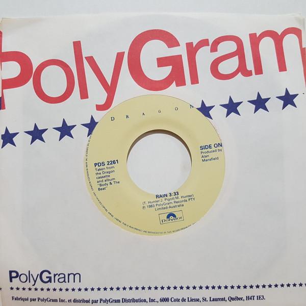 

7inch Record DRAGON 5 Rain PDS2261 Polydor 1983 Canada Rock Used