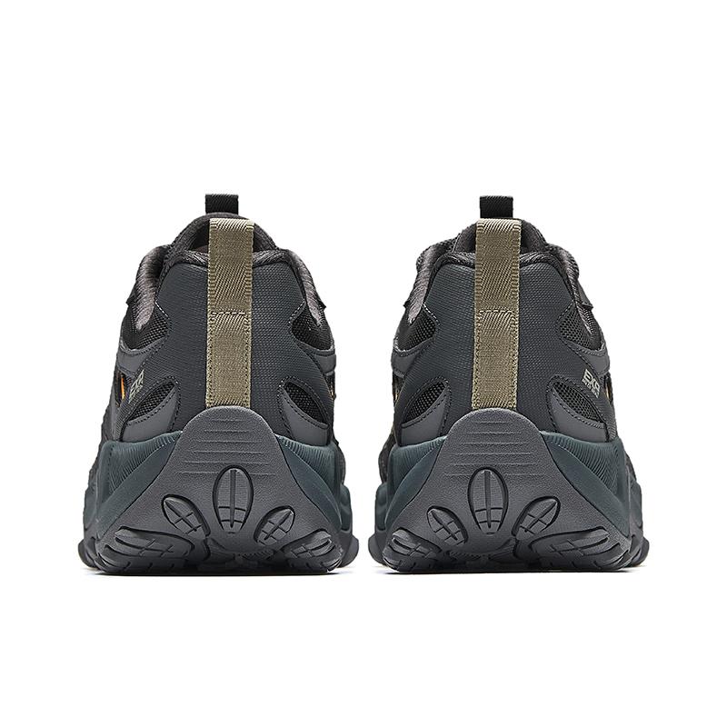 Anta Abrasion Resistant Breathable Rebound Low top Casual Running Shoes Men's Castle Gray Olive Brown 912515581-4