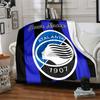1pc Atalanta Bergame Blanket with Custom Name, Gift, for Men and Women, Soft Blanket, Good for Sofa Bed Couch Travel, Lightweight Flannel Blanket
