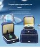 Europeisk åttakantig smyckeskrin för ringar, halsband och armband