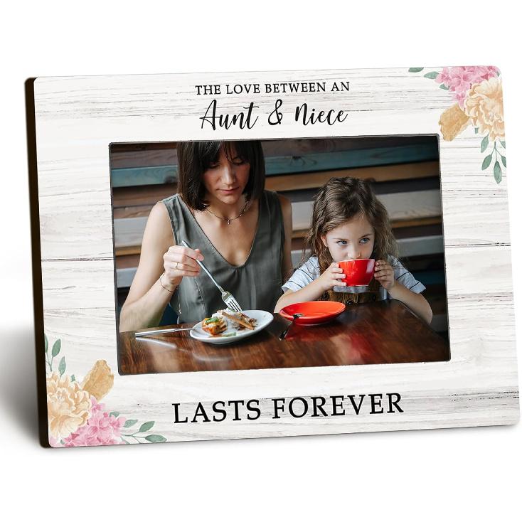 Mom and Daughter 4x6 Picture Frame, Mother Photo Frame, Gifts for Mom from Daughter for Mothers Day, The Love Between a Mother and Daughter Lasts aunt and niece