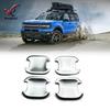 Car Accessories For Ford Bronco Sport   ABS Exterior Door Side Handle Bowl Cup Cover Trim 4pcs
