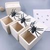 Wooden Prank Trick Surprise Toy Scare Toy Box Gag Spider Pranks Stuff Toys Home Office Kid Friend Play Joke Gift Surprising Box