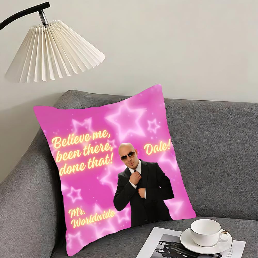 MMr WorldwideS Pitbull Cushion Cover Pillowcase Ultra Soft Skin Friendly Fabric Cloud Like Comfort Concealed Zipper