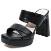 Fashion Slippers Women Summer Shoes Platform High Heels Sandals Ladies Mules Shoes Black Yellow White Party Shoes Large Size 45 Slides