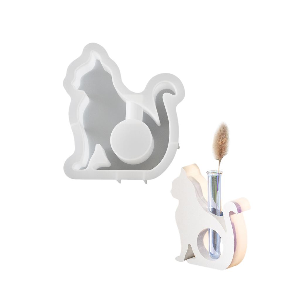 Animal Theme Epoxy Resin Molds for Creating Miniature Hydroponic Plant Holders Handmade Craft Supplies Silicone Molds