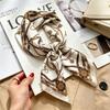Women's French Retro Cashew Silk Scarf - Versatile Square Scarf & Ribbon Headscarf