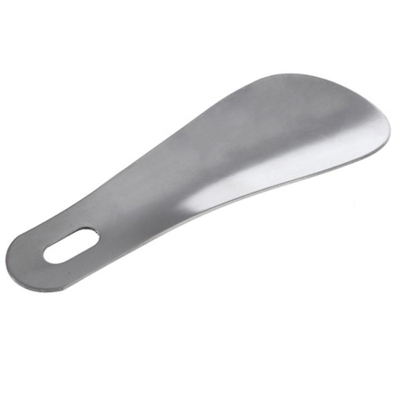 Nová 10cm 4" Profesionální Kovová Obouvací Lžíce z Nerezové Oceli Dlouhá Lžíce na Obouvání