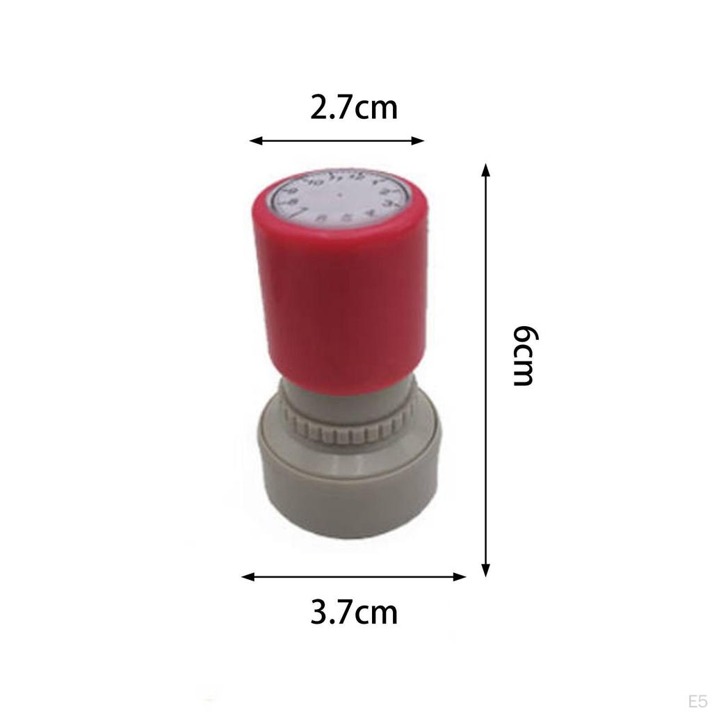 Uhr Stempel Runde Lehrer DIY Handwerk Zeit Schreibwaren Zubehör für Album Planer