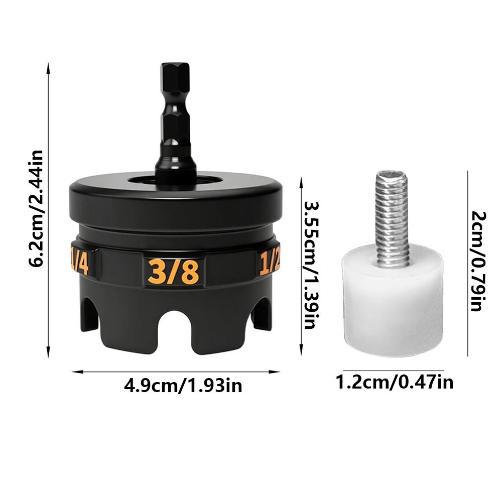 1/2 1/4 3/8 Nut Drill Bit Socket Wrench Nut Remover Bolt Extractor Cross-Border Application