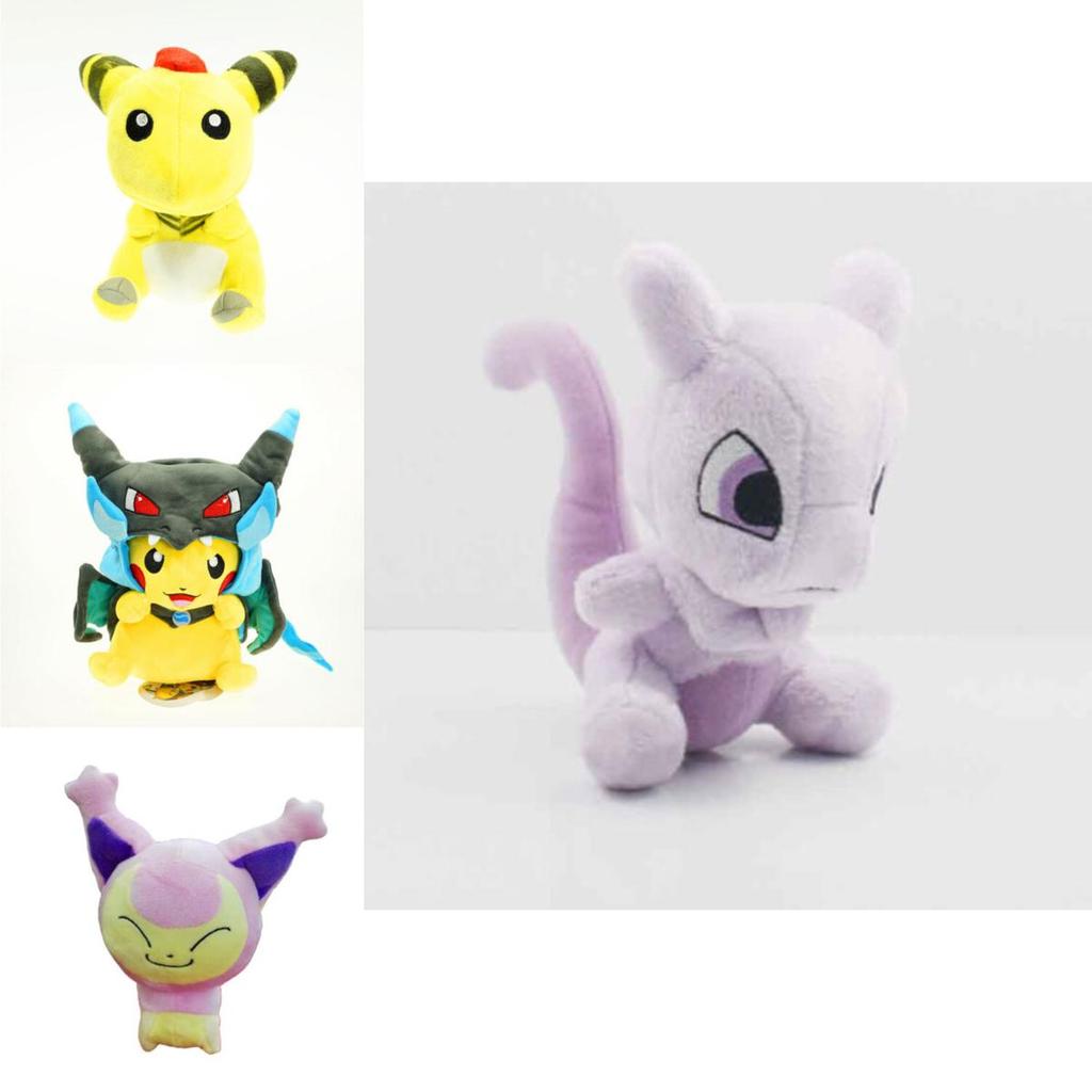 Pokemon Go Pikachu Eevee Squirtle Pelúcia Brinquedo de Pelúcia Macio e Adorável Bonecos de Pelúcia Para Crianças Decoração Perfeita para Quarto