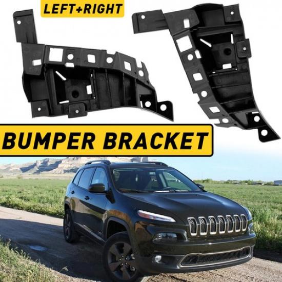 

Bumper Bracket For 2014-2018 Jeep Cherokee Front Driver&Passenger Side Lower EXV