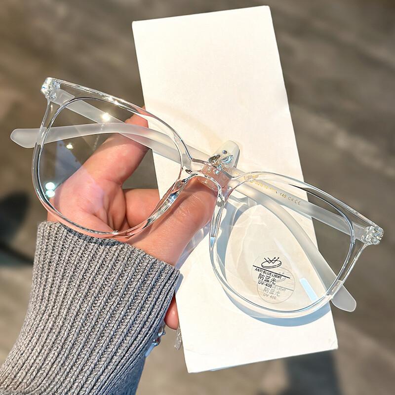 

TR90 Anti Blue Light Computer Myopia Glasses Women Men Ultralight Clear Transparent Square Nearsighted Glasses Diopter -1.0 -3.0 0