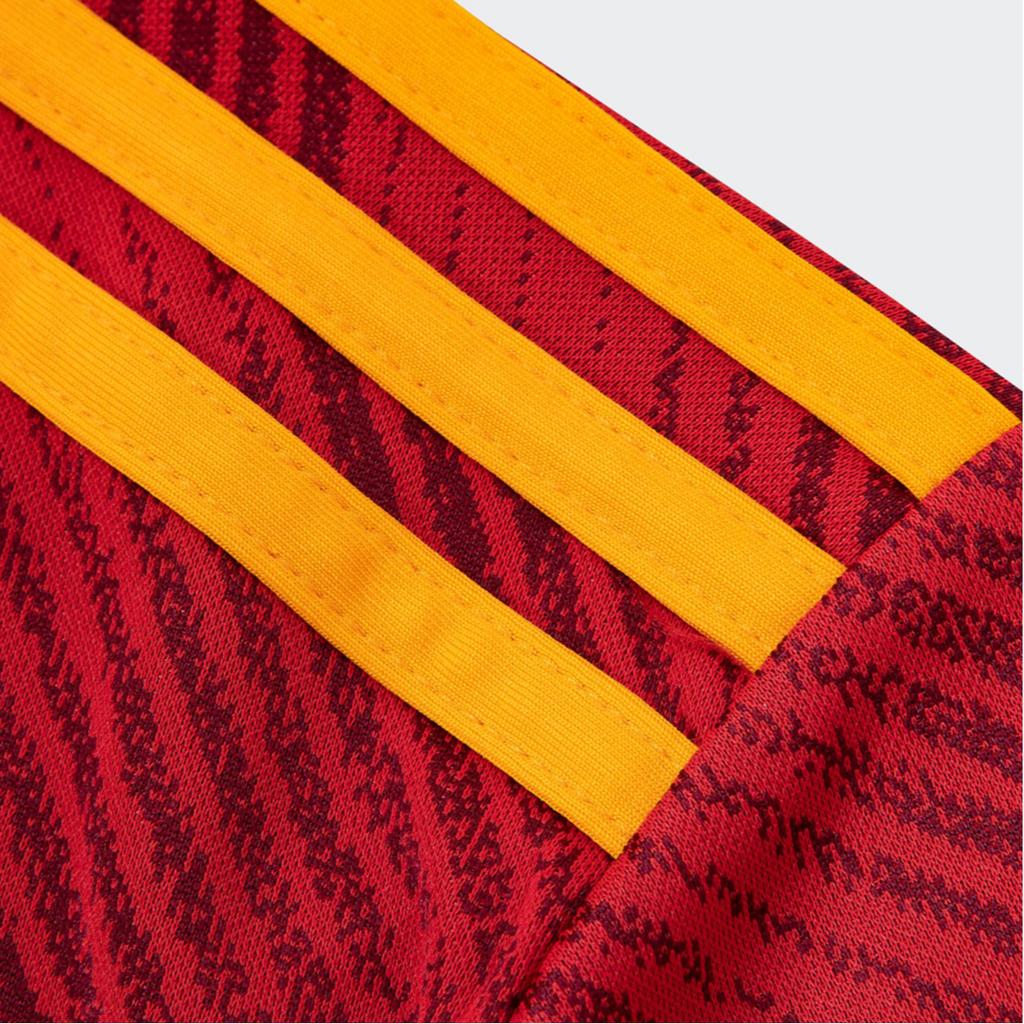 Adidas Aeroready Polo Neck Comfortable Short Sleeve Retro Football Shirt Men Tops Red IV6079