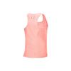 Li Ning Running Series Solid Color Logo Round Neck Sleeveless Sports Vest Women Vests Fluorescent-Orange AAYU006-4