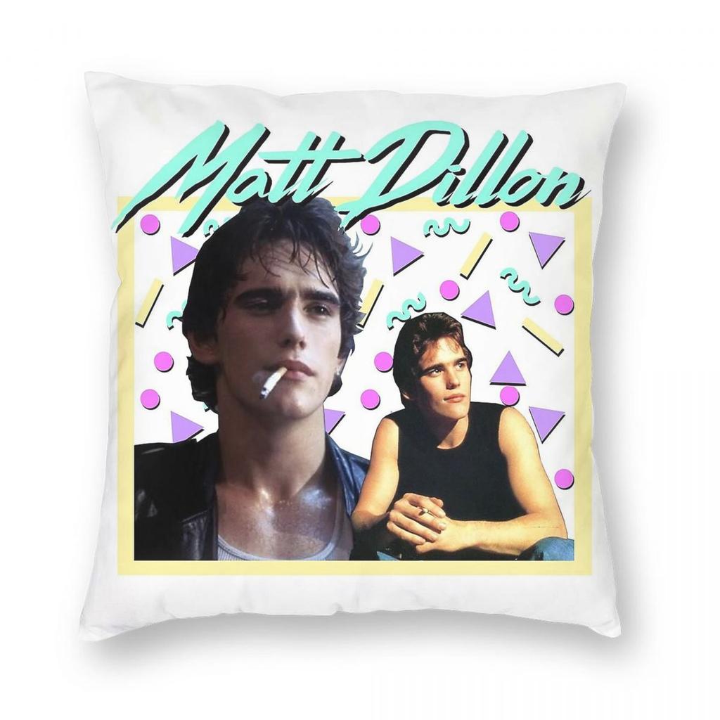 Matt Dillon Cigarette Square Pillowcase Polyester Linen Velvet Creative Zip Decor Pillow Case Room Cushion Case