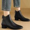Fashion Woman Short Shoes Zip Elegant With Low Heels Booties Office Plain Sale Fashion 2025 Y2k Comfortable Hot Ankle Boots for Women
