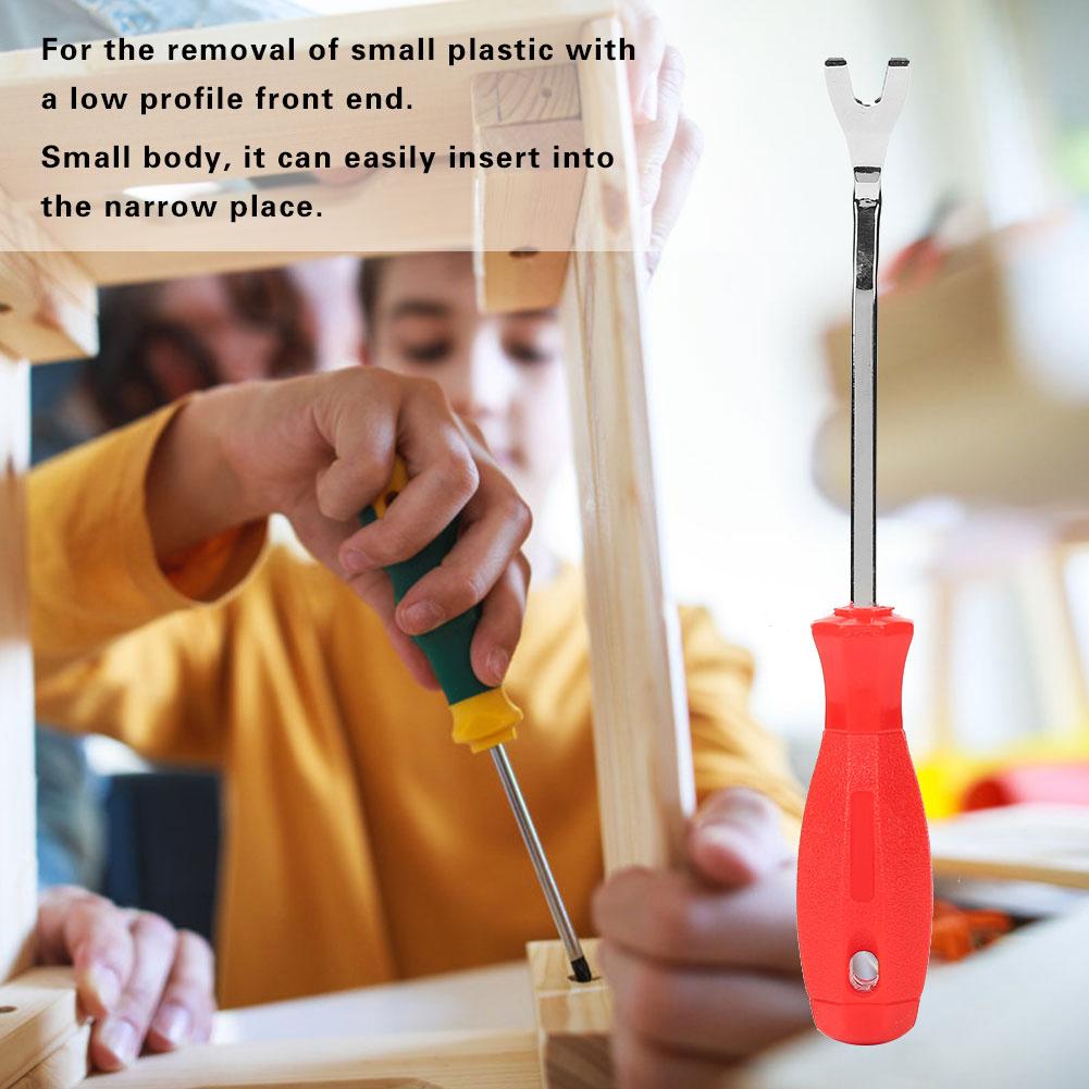 6MM Steel Plastic Buckle Screwdriver Car Door Trim Clip Remover