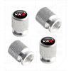 For Vauxhall VXR Astra Adam Zafira Opel Vectra LOGO 4pcs Car Wheel Tire Valve Aluminum Caps Tyre Stem Covers Airdust Waterproof wn3