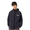 Li Ning CBA Series Casual Sports Zip-Up Hooded Long Sleeve Jacket Men jackets Black AWDSJ33-1