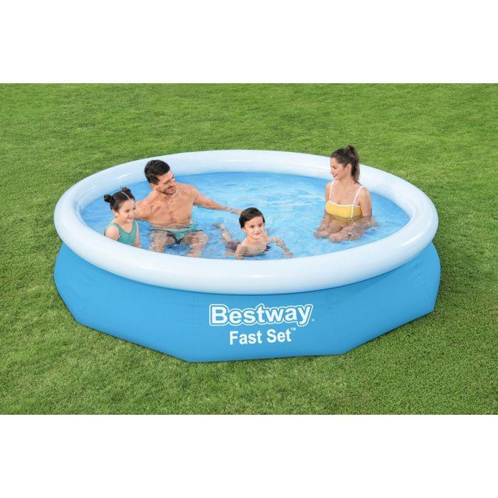 Bestway Piscine Ronde Fast Set 244x61 Cm Bleu 441116