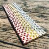 25Pcs/Bag Happy New Year Drinking Paper Straws Heart Foil Disposable Paper Staw Happy Birthday