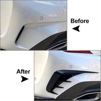 Canards for Rear Car Bumpers, Embellish F Lip Divisors for BMW 3 G20 M-Sport M340i