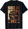 She Is Me Beautiful Blessed Afro Melanin Queen Black History Unisex T-Shirt