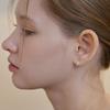 Lewe Clear point one-touch earring