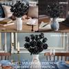 12Pcs Black Rose Building Blocks Toys Model Flowers Bricks Toy Sets Desktop Ornament Valentine'S Day Christmas Gifts